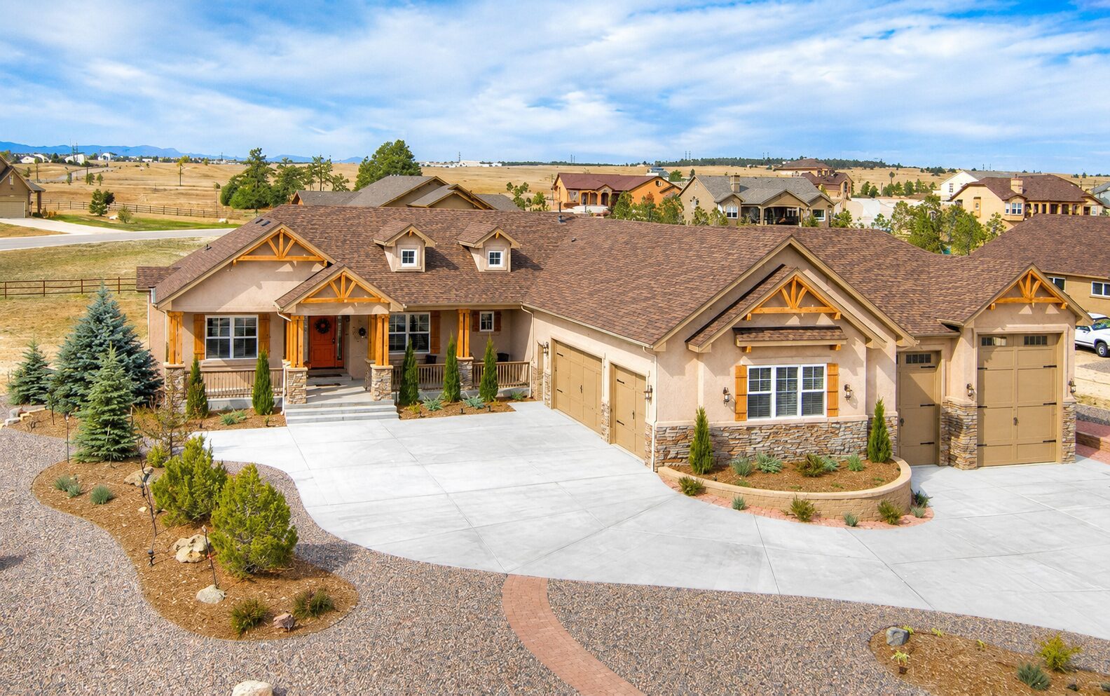 Brightened Front Elevation