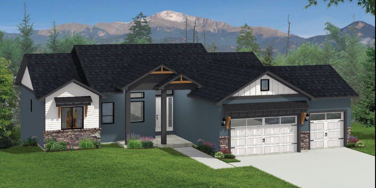 The Mesa- Front Elevation